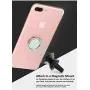 Phone Ring Finger Holder, Stand & Mirror - MAXIMEST 360° Grip & Kickstand Accessory for Cell Phone iPhone 6 7 8 Plus X, Samsung Galaxy S6 S7 S8 Note 8, Tablets: iPad, Tab. Universal Fit (Rose Gold)