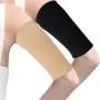 4 Pairs Slimming Arm Sleeves Arm Elastic Compression Arm Shapers Sport Fitness Arm Shapers for Women Girls Weight Loss (Black and Nude Color) 4 Pairs Slimming Arm Sleeves Arm Elastic Compression Arm Shapers Sport Fitness Arm Shapers for Women Girls Weight Loss (Black and Nude Color)