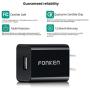 [3-Pack] Quick Charge 3.0, FONKEN 18W 3A USB Wall Charger QC 2.0/3.0 Adapter Fast Charger Block Compatible for Samsung S10/S9/S8/Note 8/7, LG G5, Nexus 9,HTC 10, iPhone, iPad, Wireless Charger (Black)