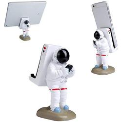 GOODKSSOP Funny Unique Astronaut Style Resin Cute Desktop Stand Holder Desk Mount Universal for iPhone 11 Pro Max/11/11Pro/Xs/XR/7/8Samsung S9/S10 Cell Mobile Phone for iPad Air Pro Mini Tablet PC