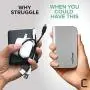 myCharge Portable Charger with Built in Cables & Wall Plug [iPhone + USB C] 6700 mAh Hub Universal Ultra Slim Power Bank Cell Phone External Battery Pack for Apple Lightning & Android for Samsung