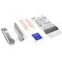 Dockem Damage-Free Wall Mount for iPhone 11, 11 Pro, 11 Pro Max, SE 2, XS/X, XS Max, XR, 8/7, 6S, 6, 8 Plus, 7 Plus, 6/6S Plus with 3M Command Strip Adhesives: Koala Mount Wall Dock [Chrome-Plated]