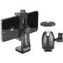 Neewer Cellphone Holder Clip Desktop Tripod Mount with Mini Ball Head Hot Shoe Adapter for 14-inch and 18-inch Ring Light and iPhone, Samsung, Huawei Smartphone Within 1.9-3.9 inches Width Neewer Cellphone Holder Clip Desktop Tripod Mount with Mini Ball Head Hot Shoe Adapter for 14-inch and 18-inch Ring Light and iPhone, Samsung, Huawei Smartphone Within 1.9-3.9 inches Width