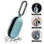 Teyomi Soft Silicone Case for Galaxy Buds+ Plus Case(2020) /Samsung Galaxy Buds Case(2019) with Anti-Lost Keychain, Shockproof, Anti-Dust, Protective Case Cover(Light Blue)