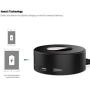 Vogek 6-Port USB Charger Desktop Charging Station with Smart Identification (Black)