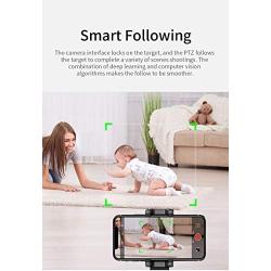 Tracking Holder,Selfie Stick 360°Rotation Auto Face Object Tracking Smart Shooting Camera Phone Mount, Vlog Shooting Smartphone Mount Holder Compatible to Andriod iOS