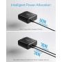 Anker 60W 2-Port USB C Charger, PowerPort Atom PD 2 [GAN Tech] Compact Foldable Wall Charger, Power Delivery for MacBook Pro/Air, iPad Pro, iPhone 11 / Pro/Max/XR/XS/X, Pixel, Galaxy, and More