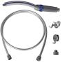 Waterpik PPR-252E Pet Wand Pro Shower Sprayer Attachment, 1.8 GPM, for Fast and Easy at Home Dog Cleaning, Blue/Grey