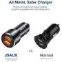 Car Charger, JSAUX Quick Charge 3.0 3A Dual USB Ports 36W Fast Car Adapter Metal Compatible with Samsung Galaxy S10 S9 S8 S20 Plus Note 10 9 8 S7, iPhone Xs Max XR X 8 7 6, iPad, LG G6 V20, Moto Black Car Charger, JSAUX Quick Charge 3.0 3A Dual USB Ports 36W Fast Car Adapter Metal Compatible with Samsung Galaxy S10 S9 S8 S20 Plus Note 10 9 8 S7, iPhone Xs Max XR X 8 7 6, iPad, LG G6 V20, Moto Black