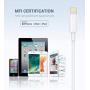 MFi Certified iPhone Charger Cable - Novtech 3Pack 3FT Lightning Cable - iPhone USB Charging Cable for iPhone 11 Pro XR Xs Max X 8 Plus 7 Plus 6S Plus 6 Plus 5S 5C 5 SE iPod iPad Air Pro - White