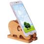 Cell Phone Stand, Phone Dock : Cradle, Holder, Compatible with Switch, All Android Smartphone, Phone 11 Pro Xs Max Xr X 8 7 6 6s Plus 5 5s 5c, Bamboo Desk Organizer Accessories (Elephant Phone Stand)