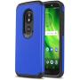 CasemartUSA Phone Case for [Motorola Moto E5 (XT1920DL)], [DuoTEK Series][Blue] Shockproof Cover [Impact Resistant][Defender] for Moto E5 (Tracfone, Simple Mobile, Straight Talk, Total Wireless)