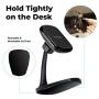 PITAKA New MagEZ Mount Qi Desktop Smartphone Charging Stand Magnetic Fast Wireless Charger Indoor Use Aramid Fiber Carbon Style 360° Rotatable Black (for PITAKA MagEZ Case only)
