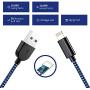 iPhone Charger, MFi Certified Lightning Cable 5Pack Durable Fast Charger KRISLOG Nylon Braided USB Fast Charging&Syncs Cord Compatible iPhone 11 Pro Xs MAX XR 8 8 Plus 7 7 Plus 6s 6s Plus SE