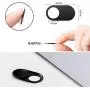 Elimoons Webcam Cover Slide, Ultra Thin Metal Magnet Laptop Camera Cover Slide Blocker for Computer MacBook Pro iMac PC Tablet Notebook Surface Pro Echo Show Camera Protecting Your Privacy Security