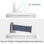 PZOZ Charger Stand Compatible for Apple Watch, Portable Charging Station Cable Management Dock Holder Case Organizer for iWatch with Band Series 5 4 3 2 1 44mm 40mm 42mm 38mm Accessories (White)