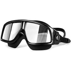 EocuSun Swimming Goggles, Swim Goggles for Men Women Youth Kids Child, Triathlon Goggles with Mirrored & Clear Anti Fog UV Protection Waterproof Lenses and Free Mesh Bag