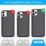 Battery Case for iPhone 11 Pro Max,Upgrade 7800mAh Portable Charging Case for iPhone 11 Pro Max Rechargeable Backup External Battery Pack Extended Battery Protective Charger Case(6.5inch)-Black Battery Case for iPhone 11 Pro Max,Upgrade 7800mAh Portable Charging Case for iPhone 11 Pro Max Rechargeable Backup External Battery Pack Extended Battery Protective Charger Case(6.5inch)-Black