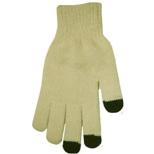 Boss Tech Products Knit Touchscreen Gloves with Conductive Fingertips for Use with All Touchscreen Electronic Devices- Beige Boss Tech Products Knit Touchscreen Gloves with Conductive Fingertips for Use with All Touchscreen Electronic Devices- Beige