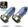 USB Car Charger,Bralon 2-Pack 24W/4.8A Metal Dual Fast Car Charger Adapter Compatible with iPhone 11/11 Pro(Max)/Xs(Max)/Xr/X/8/7/6/5,iPad Pro/Air/Mini/,Galaxy Note S10/S9/S9+/S8/S7,LG,Pixel and More USB Car Charger,Bralon 2-Pack 24W/4.8A Metal Dual Fast Car Charger Adapter Compatible with iPhone 11/11 Pro(Max)/Xs(Max)/Xr/X/8/7/6/5,iPad Pro/Air/Mini/,Galaxy Note S10/S9/S9+/S8/S7,LG,Pixel and More