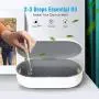Cell Phone Sanitizer Portable Phone Cleaner Box with Wireless Charging, Phone Soap with Aroma Diffuser Electric Cleaner for iPhone Android Mobile Phone Jewelry Makeup Tools Cell Phone Sanitizer Portable Phone Cleaner Box with Wireless Charging, Phone Soap with Aroma Diffuser Electric Cleaner for iPhone Android Mobile Phone Jewelry Makeup Tools