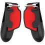 Gamepad for PUBG Mobile Phone Trigger Shooter Controller for iPad/Android/iOS L1R1 Trigger Fire Button Target Key Joystick (Black red)