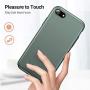 TORRAS Slim Fit iPhone SE 2020 Case/iPhone 7 Case/iPhone 8 Case, Full Protective Anti-Scratch Phone Case Compatible with iPhone SE Case (2nd)/iPhone 7/8, Midnight Green