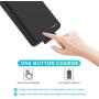 KERTER Battery Case for Samsung A30 / A20, 7000mAh Rechargeable Portable External Magnetic Backup Battery Charger Detachable Power Bank Protective Cover, USB Power Bank & Protective Cover Shell