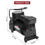 Briggs Stratton Tire Inflator Car Tire Pump Portable Air Compressor with Digital Pressure Gauge 120 PSI 12V DC with 4 Nozzle Adaptors for Car Tires Bicycle Motorcycle Ball BS-IN210DC