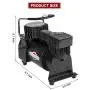 Briggs Stratton Tire Inflator Car Tire Pump Portable Air Compressor with Digital Pressure Gauge 120 PSI 12V DC with 4 Nozzle Adaptors for Car Tires Bicycle Motorcycle Ball BS-IN210DC