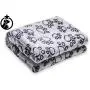 Fluffy Fleece Dog Blanket, Soft and Cozy Pet Throw with Paws Print for Dogs & Cats, Machine Washable Premium Non Shedding, Senior Gray Fleece Fluffy Fleece Dog Blanket, Soft and Cozy Pet Throw with Paws Print for Dogs & Cats, Machine Washable Premium Non Shedding, Senior Gray Fleece