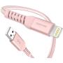 iPhone Charger 10ft, Apple MFi Certified Lightning Cable, Braided Nylon High-Speed Cable for iPhone 11/11 Pro/11 Pro Max/X/XS/XR/XS Max/8/7/6/5S/SE, AirPods/Pro, iPad Mini/Air - Rose Gold