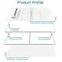 [3 Pack] L K Screen Protector for Samsung Galaxy S8 Plus, [Self Healing] [Full Coverage] [Easy Install positioning tool] HD Effect Flexible Film