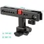 CAMVATE Aluminum Top Handle Grip for Camera Cage with Two Shoe Mount(Black) CAMVATE Aluminum Top Handle Grip for Camera Cage with Two Shoe Mount(Black)