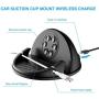 Wireless Car Charger Mount for Dashboard, Qi-Certified Car Wireless Charging Compatible with iPhone 11/11 Pro/11 Pro Max/Xs Max/Xs/X/XR, Samsung S10+/S10/S9 Plus/S8