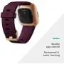 Fitbit Versa 2 Health and Fitness Smartwatch with Heart Rate, Music, Alexa Built-In, Sleep and Swim Tracking, Bordeaux/Copper Rose, One Size (S and L Bands Included)