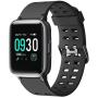 Willful Smart Watch for Android Phones Compatible iPhone Samsung IP68 Swimming Waterproof Smartwatch Sports Watch Fitness Tracker Heart Rate Monitor Digital Watch Smart Watches for Men Women Black