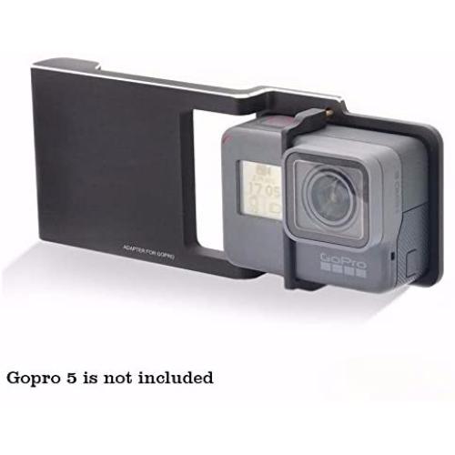 HolaFoto Mount Plate GoPro Adapter for GoPro Hero Hero 7 6 5 4 3+ Camera Used with DJI Osmo Mobile 2 Zhiyun Smooth 4 Q C C+ Feiyu SPG 2 Handheld Stabilizer Gimbal to Connects (Plate Only)