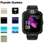 Kids Smart Watch for Boys Girls - HD Touch Screen Sports Smartwatch Phone with Call Camera Games Recorder Alarm Music Player for Children Teen Students