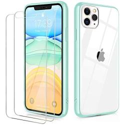OULUOQI Compatible with iPhone 11 Pro Max Case 2019, Shockproof Clear Case with Hard PC Shield+Soft TPU Bumper Cover Cases for iPhone 11 Pro Max 6.5 inch.