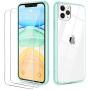 OULUOQI Compatible with iPhone 11 Pro Max Case 2019, Shockproof Clear Case with Hard PC Shield+Soft TPU Bumper Cover Cases for iPhone 11 Pro Max 6.5 inch.
