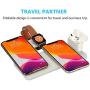 Wireless Charger 4 in 1 Charging Dock for Airpods Pro and Iwatch 5 Charging Station Fast Charging Stand for iPhone 11/11Pro/11 Pro Max/X/XS/XR/Xs Max 8/8 Plus,for Samsung S10/S9/S8//Note 10/9/8 White