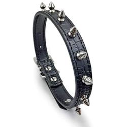 Enjoying Spiked Dog Collar Pet Leather Collars Puppy Collar