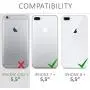 kwmobile Crossbody Case Compatible with Apple iPhone 7 Plus / 8 Plus - Clear Transparent TPU Cell Phone Cover with Neck Cord Lanyard Strap - Transparent/Blue kwmobile Crossbody Case Compatible with Apple iPhone 7 Plus / 8 Plus - Clear Transparent TPU Cell Phone Cover with Neck Cord Lanyard Strap - Transparent/Blue