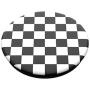 PopSockets: PopGrip with Swappable Top for Phones and Tablets - Checker Black