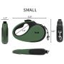 TUG 360° Tangle-Free, Heavy Duty Retractable Dog Leash with Anti-Slip Handle; 16 ft Strong Nylon Tape/Ribbon; One-Handed Brake, Pause, Lock