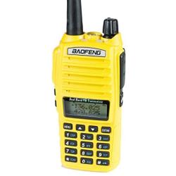 BaoFeng UV-82HP (Yellow) High Power Dual Band Radio: 136-174mhz (VHF) 400-520mhz (UHF) Amateur (Ham) Portable Two-Way