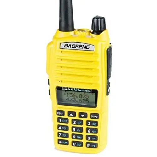 BaoFeng UV-82HP (Yellow) High Power Dual Band Radio: 136-174mhz (VHF) 400-520mhz (UHF) Amateur (Ham) Portable Two-Way