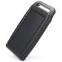 Solar Power Bank Portable Charger RAVPower 15000mAh Outdoor Dual USB External Battery Pack Power Pack and Flashlight (IPX4 Splashproof, Dustproof, Solar Panel Charging, DC5V/2A Input)