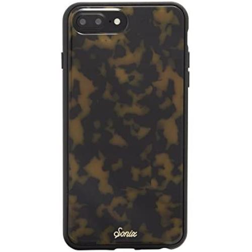 Sonix Brown Tort Cell Phone Case [Military Drop Test Certified] Protective Luxe Tortoise Shell Leopard Print Case for Apple iPhone 6+, 6s+, 7+, 8+